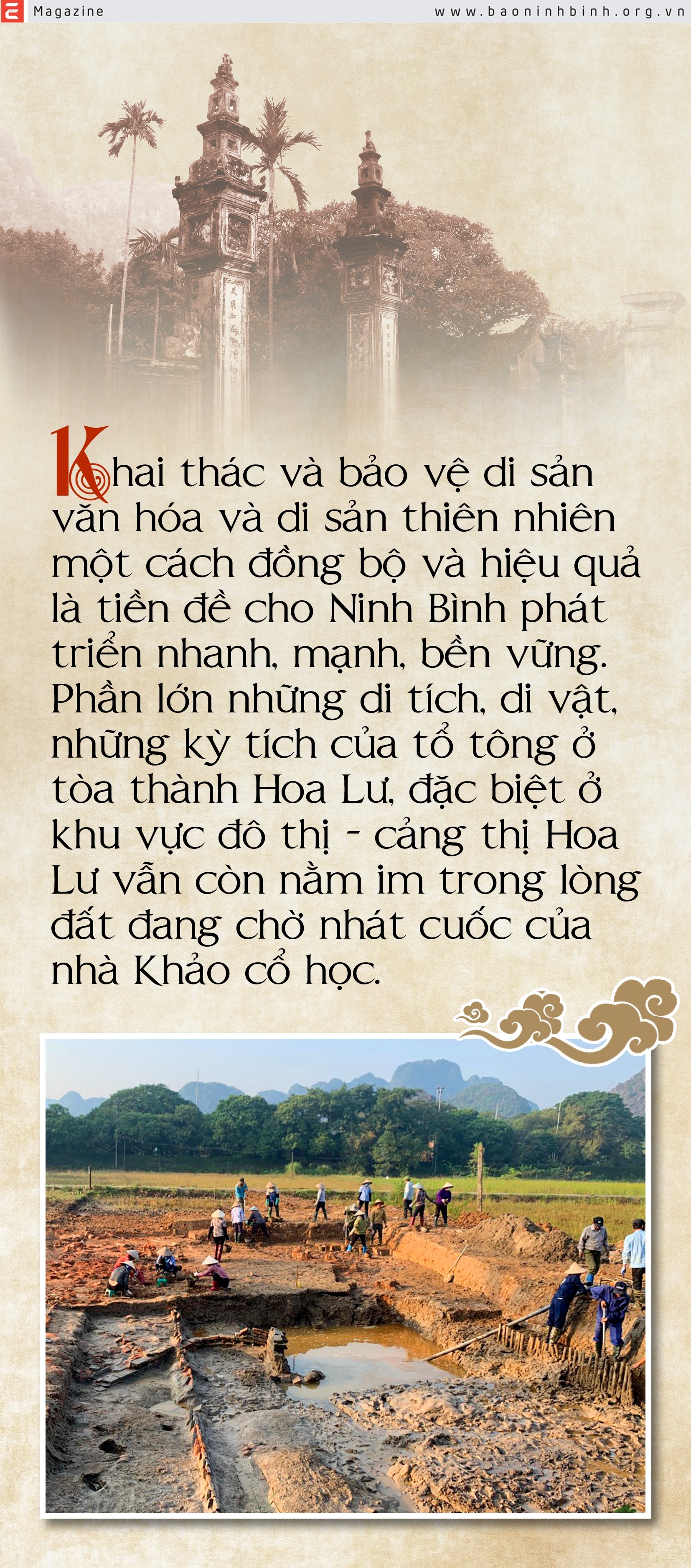 Emagazine Không gian lịch sử văn hóa Kinh đô Hoa Lư là giá trị đặc trưng định dạng thương hiệu đô thị Ninh Bình