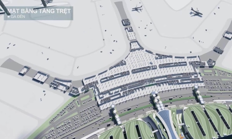 Thiết kế nhà ga 35.000 tỷ đồng của sân bay Long Thành