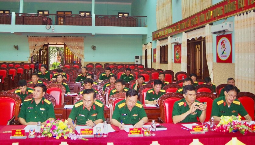 Đảng ủy Quân sự tỉnh Gia Lai sơ kết giữa nhiệm kỳ ảnh 1