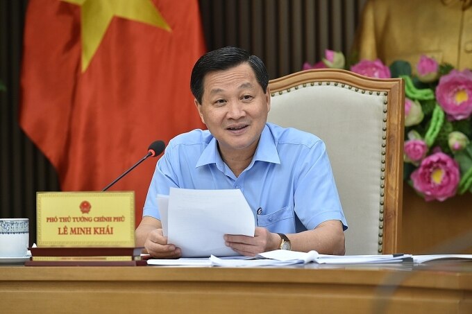 Phó thủ tướng Lê Minh Khái. Ảnh: VGP
