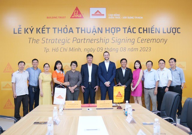 Sika Việt Nam hợp tác chiến lược nhằm nâng cao chất lượng nhân sự ngành xây dựng - Ảnh 1.