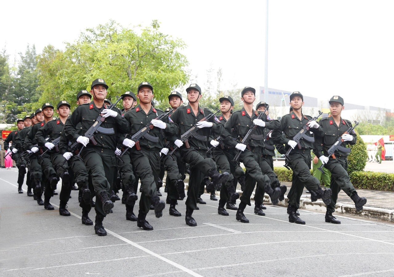 Những hình ảnh đẹp của học viên cảnh sát nhân dân trong lễ khai giảng - Ảnh 7.