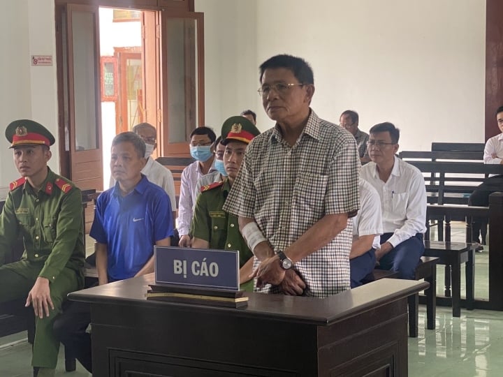 Bị cáo Nguyễn Công tại phiên tòa.