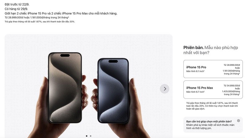 iPhone 15 (Plus, Pro et Pro Max) : prix (en baisse), précommande