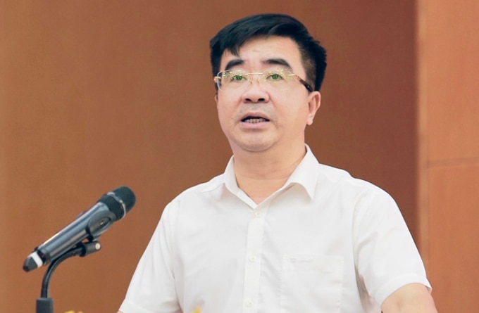 Chủ tịch UBND quận Thanh Xuân Võ Đăng Dũng. Ảnh: Cổng thông tin điện tử Thanh Xuân.