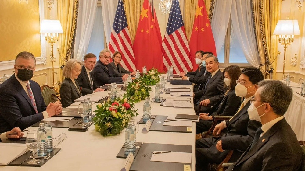 (09.18) Cuộc gặp giữa Cố vấn An ninh Quốc gia Mỹ Jake Sullivan và Ngoại trưởng Trung Quốc Vương Nghị tại Malta. (Nguồn: Nhà Trắng)