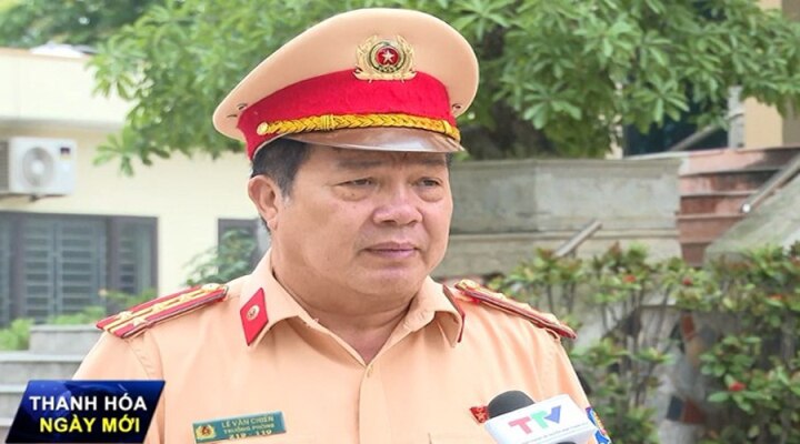 Đại tá Lê Văn Chiến. (Ảnh TTV Thanh Hóa)