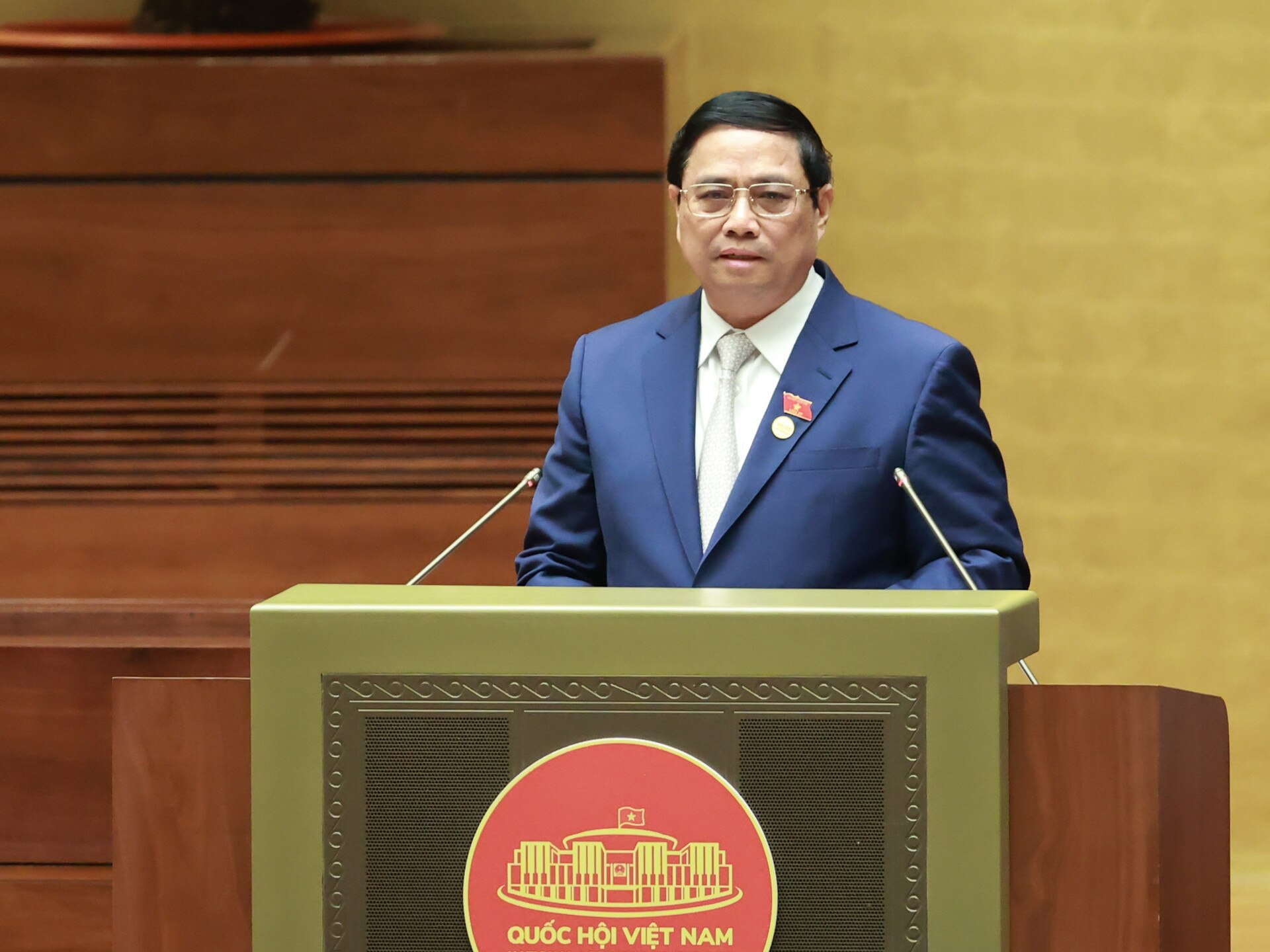 Báo cáo của Chính phủ do Thủ tướng Phạm Minh Chính trình bày tại phiên khai mạc Kỳ họp thứ 6, Quốc hội khoá XV - Ảnh 1.