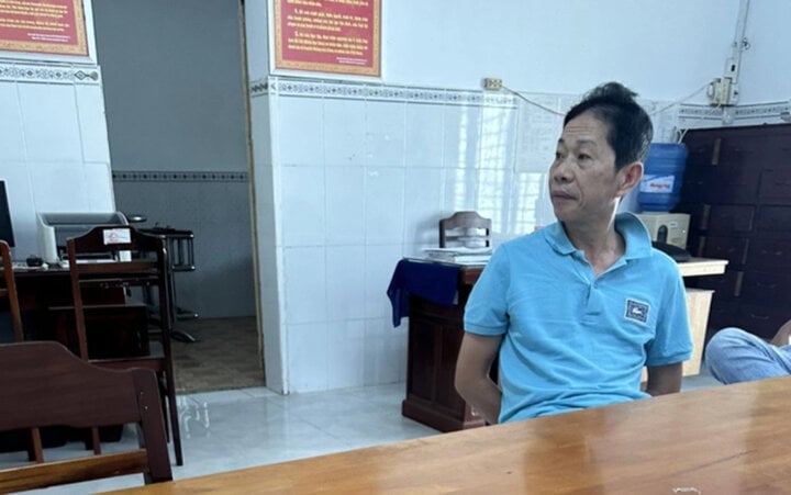 Quách Sơn Vũ (SN 1972; ngụ quận Ninh Kiều, TP Cần Thơ) bị bắt giữ.