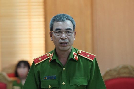 Thiếu tướng Nguyễn Văn Thành thông tin tại họp báo. Ảnh: ĐỖ TRUNG ảnh 1