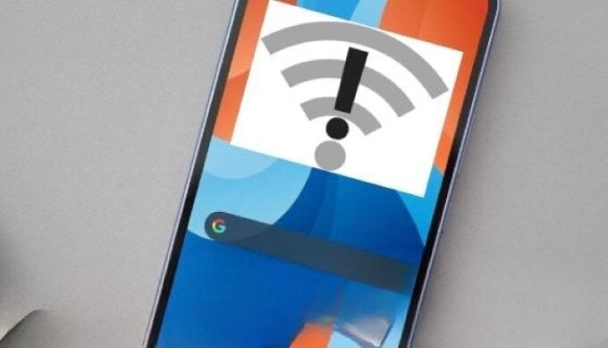 Hướng dẫn cách sửa nhanh lỗi wifi hiện dấu chấm than trên điện thoại. (Ảnh minh họa).
