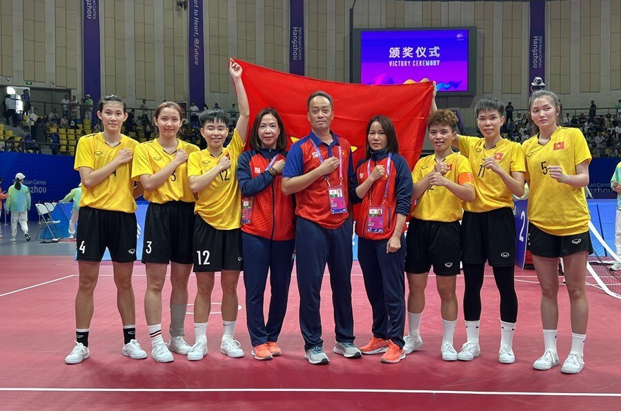 ASIAD 19: Đội tuyển cầu mây nữ mang Huy chương vàng về cho thể thao Việt Nam