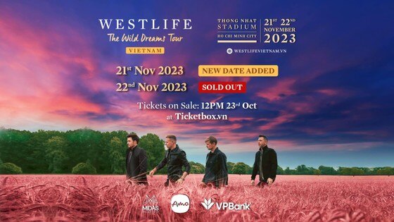 Westlife đăng tải thông tin tăng thêm 1 đêm diễn tại Việt Nam trên Fanpage ban nhạc ảnh 5