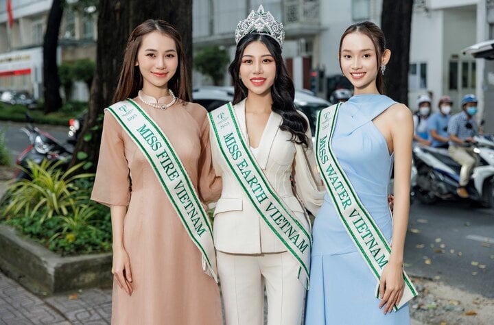 Top 3 Miss Earth Vietnam 2023.
