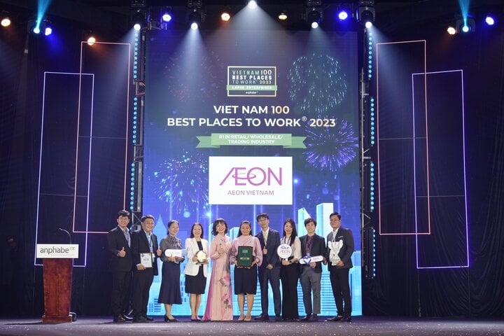 Giải thưởng “Nơi làm việc tốt nhất Việt Nam” khẳng định nỗ lực của gần 5000 “Người AEON” hiện tại trong hành trình kiến tạo môi trường làm việc tại AEON Việt Nam.