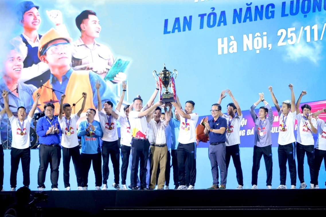FC Changshin VN đã chính thức trở thành nhà vô địch của Giải bóng đá Thanh niên Công nhân - Cup Red Bull 2023