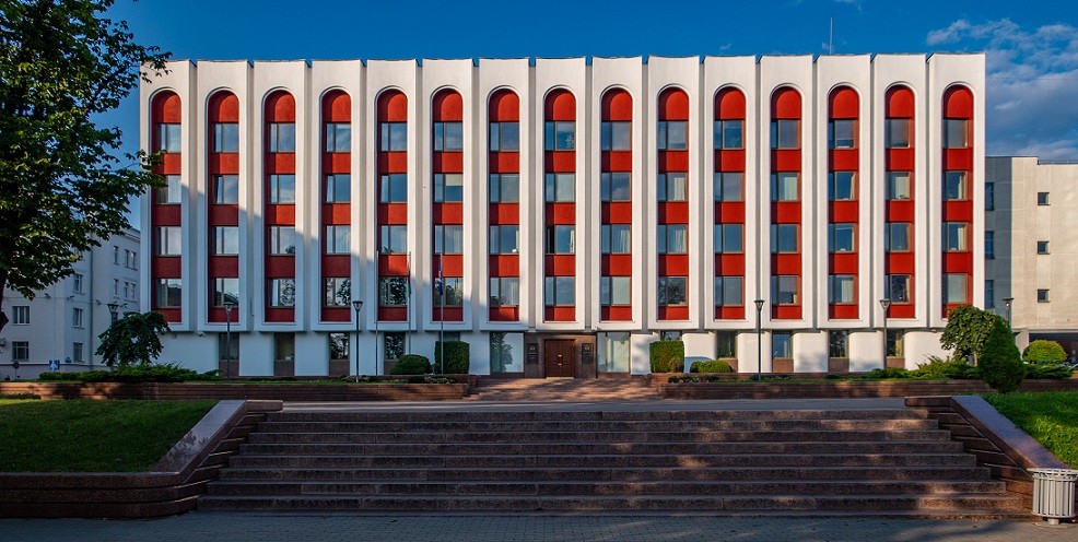 Trụ sở Bộ Ngoại giao Belarus tại Minsk. (Nguồn: Wikipedia)