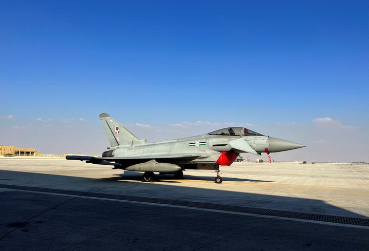 Tiêm kích phản lực đa năng Eurofighter Typhoon do liên doanh giữa các tập đoàn hàng không lớn nhất châu Âu chế tạo. (Ảnh: Reuters)