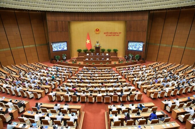 Các đại biểu tham dự kỳ họp thứ 6 Quốc hội khoá XV. Ảnh: Hoàng Phong