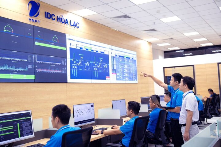 Trung tâm VNPT IDC Hòa Lạc.
