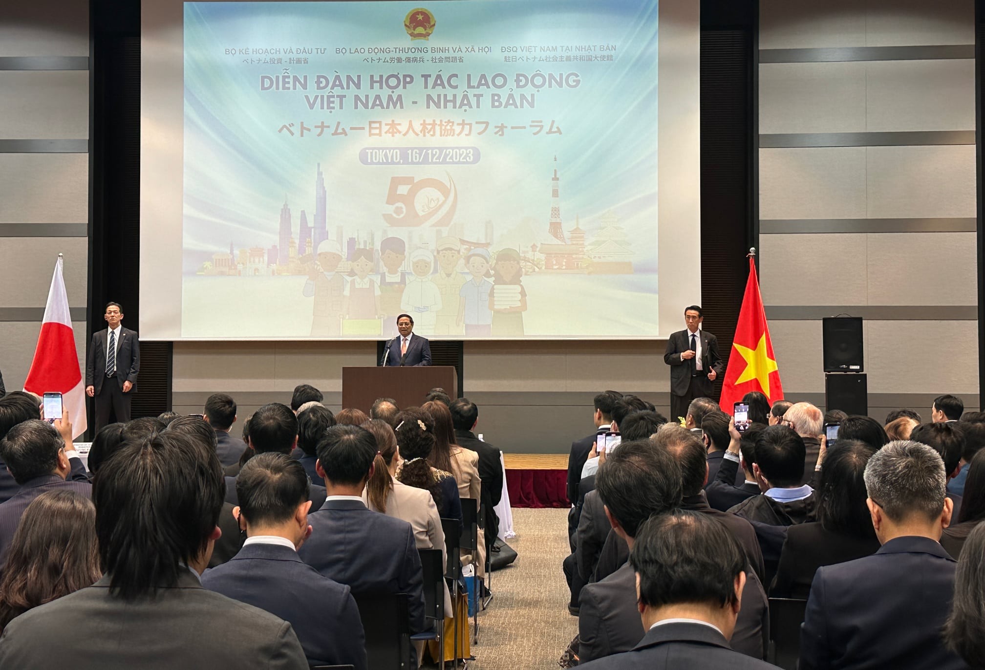 Thủ tướng Phạm Minh Chính: Lao động là những cây cầu kết nối hai đất nước Việt Nam - Nhật Bản