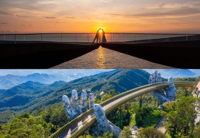 키싱 브리지(Kissing Bridge)는 골든 브리지(Golden Bridge) 다음으로 베트남 관광의 상징이 될 것입니다.