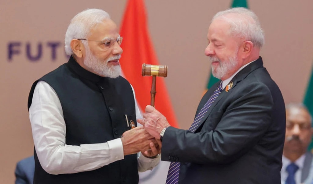 Ấn Độ hoàn thành năm chủ tịch G20, chuyển giao cho Brazil - Ảnh 1.
