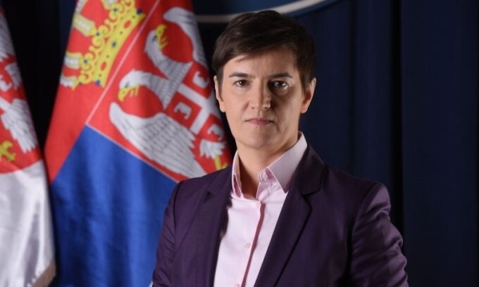 Thủ tướng Serbia Ana Brnabiс. Ảnh: Chính phủ Serbia