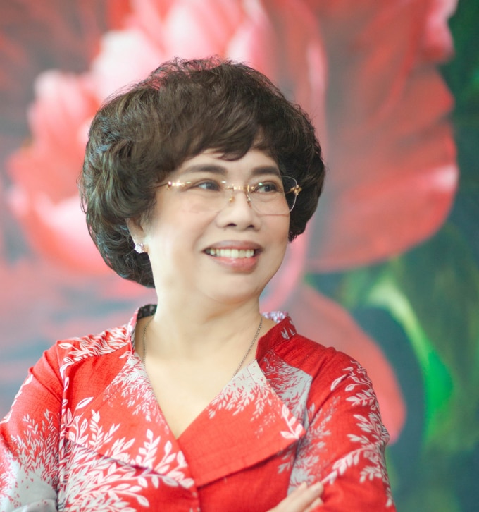 Bà Thái Hương là doanh nhân Việt Nam duy nhất được vinh danh với giải thưởng Nhà lãnh đạo của năm ở hạng mục Phát triển bền vững phạm vi toàn cầu của Le Fonti Awards. Ảnh: XIN NGUỒN