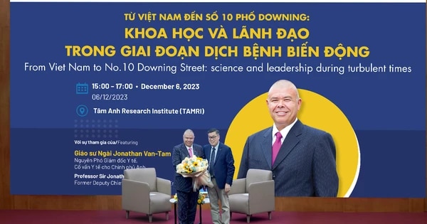 Giáo sư, Hiệp sĩ Anh gốc Việt trao đổi với 300 nhà khoa học Việt Nam - Ảnh 1.