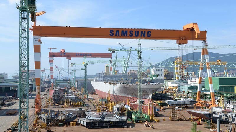 Hàn Quốc đứng thứ 2 thế giới về số lượng đơn đặt hàng đóng tàu mới