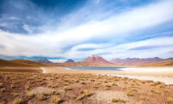 Bình nguyên Altiplano ở sa mạc Atacama. Ảnh:Pawel Toczynski