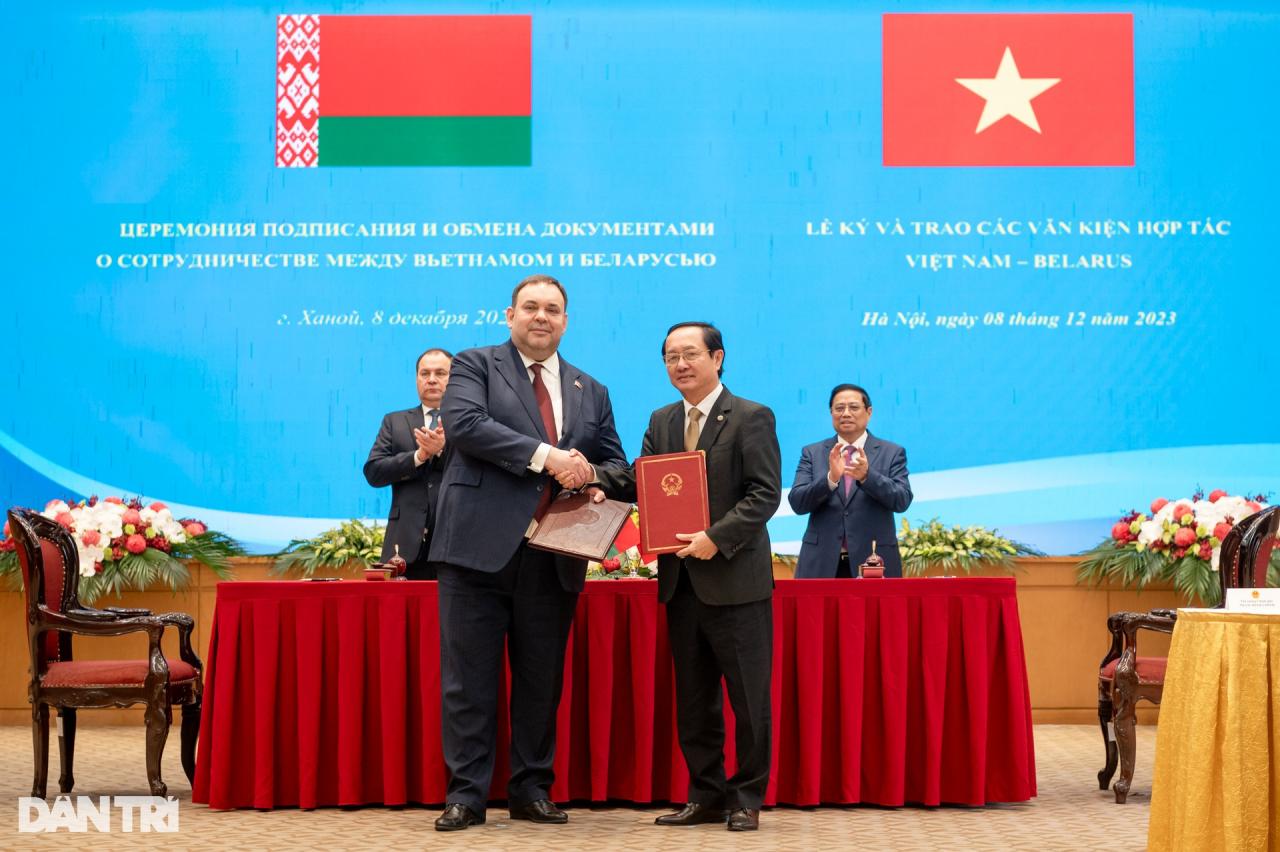 Thủ tướng Phạm Minh Chính chủ trì lễ đón Thủ tướng Belarus thăm Việt Nam - 10