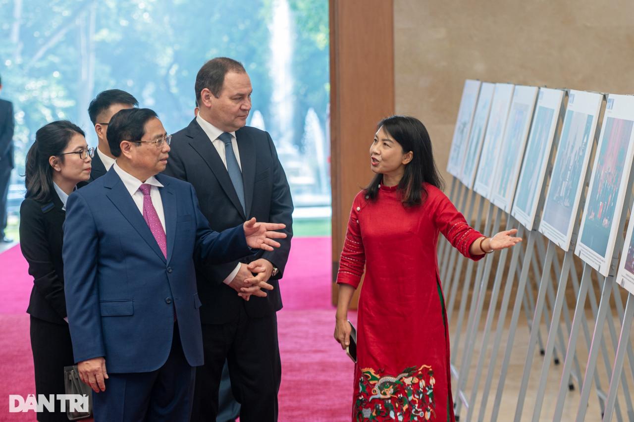 Thủ tướng Phạm Minh Chính chủ trì lễ đón Thủ tướng Belarus thăm Việt Nam - 5