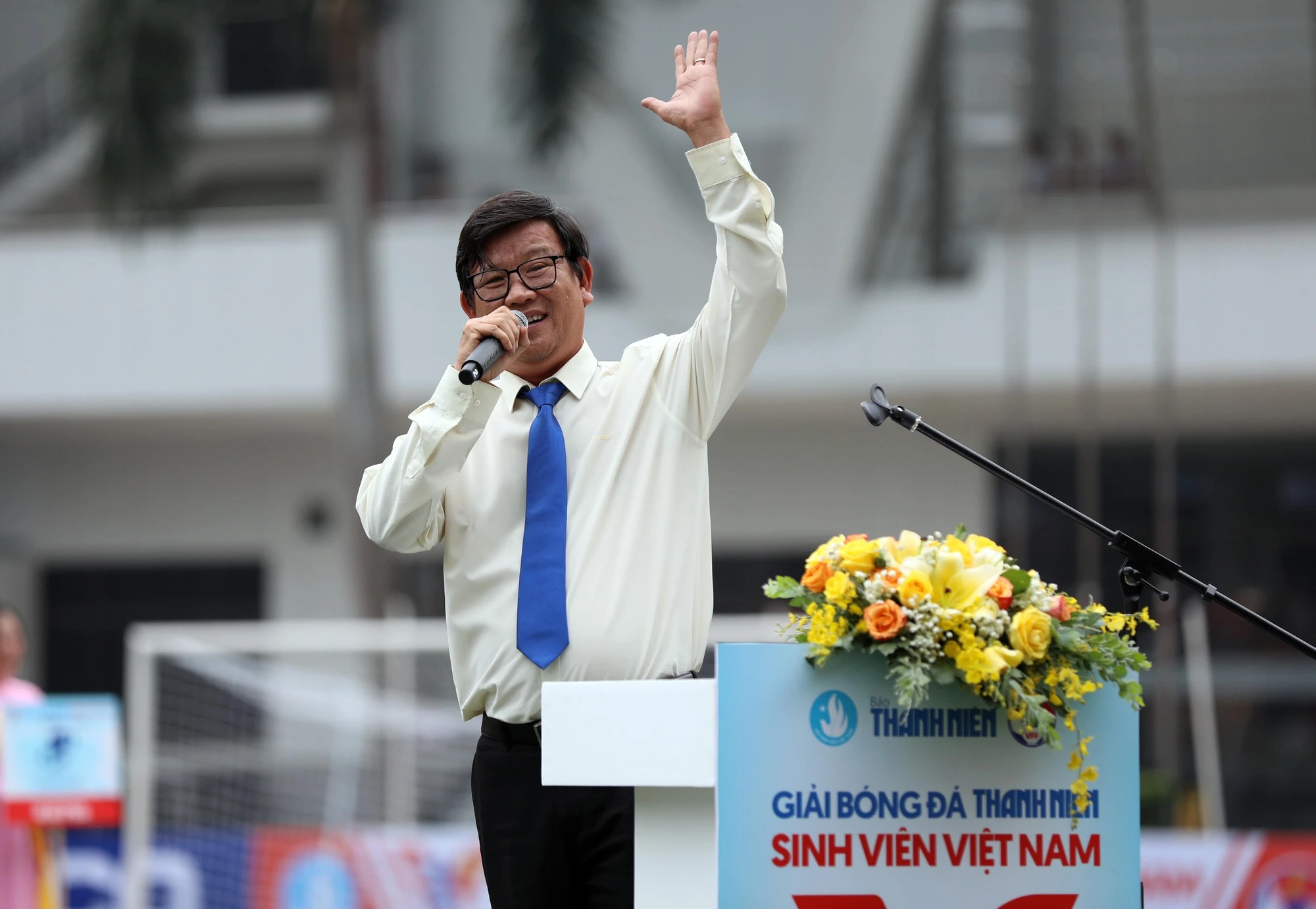 Hình ảnh ấn tượng ngày khai màn giải bóng đá Thanh Niên sinh viên Việt Nam- Ảnh 10. Hình ảnh ấn tượng ngày khai màn giải bóng đá Thanh Niên sinh viên Việt Nam- Ảnh 10.