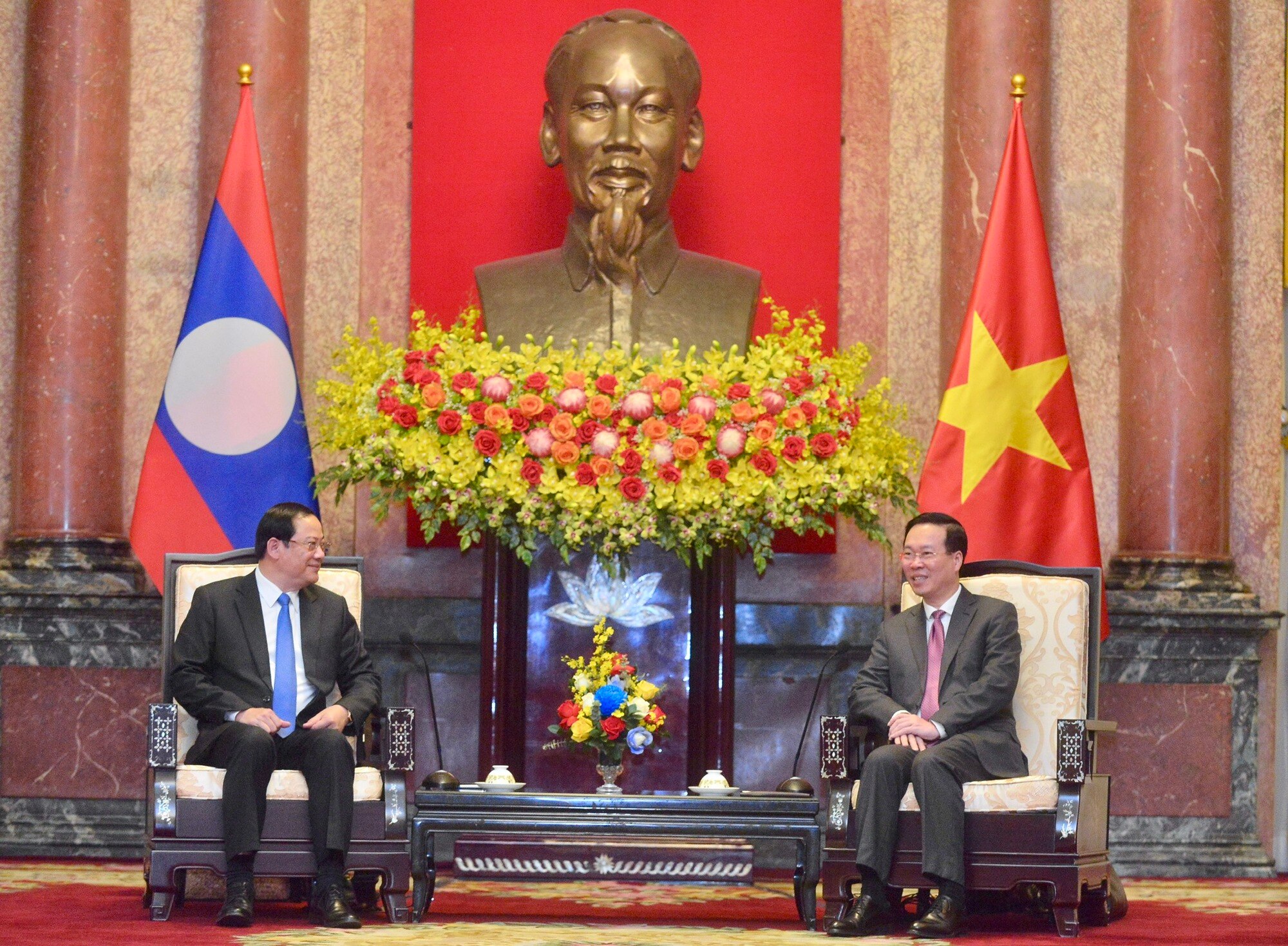 Chủ tịch nước: Dành ưu tiên cao nhất cho mối quan hệ Việt - Lào- Ảnh 2.