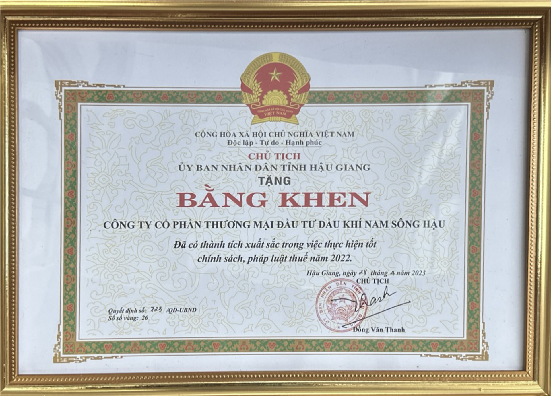 NSH Petro phấn đấu hoàn thành sớm nghĩa vụ thuế nhà nước- Ảnh 2. NSH Petro phấn đấu hoàn thành sớm nghĩa vụ thuế nhà nước- Ảnh 2.