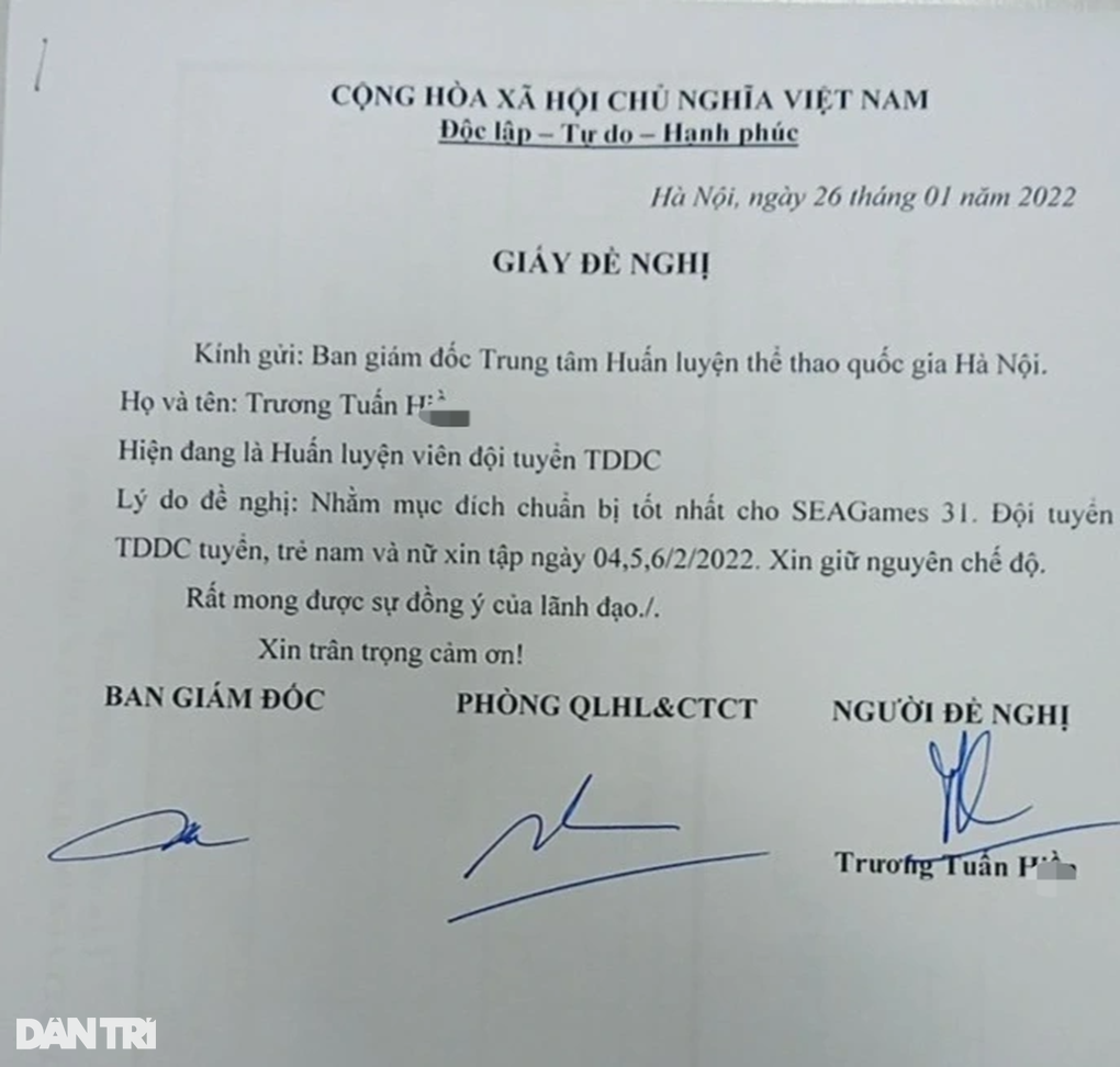 Ban huấn luyện tuyển TDDC được triệu tập để giải trình với Cục TDTT - 2 Ban huấn luyện tuyển TDDC được triệu tập để giải trình với Cục TDTT - 2