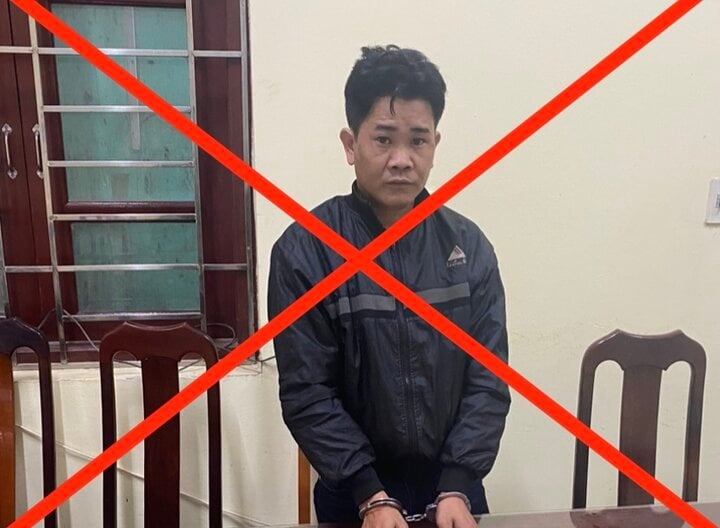 Nghi phạm Nguyễn Văn Thủ tại cơ quan công an (Ảnh: CA Bắc Giang).