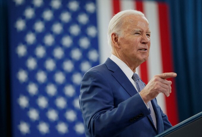Tổng thống Mỹ Joe Biden phát biểu tại North Carolina hôm 18/1. Ảnh: Reuters