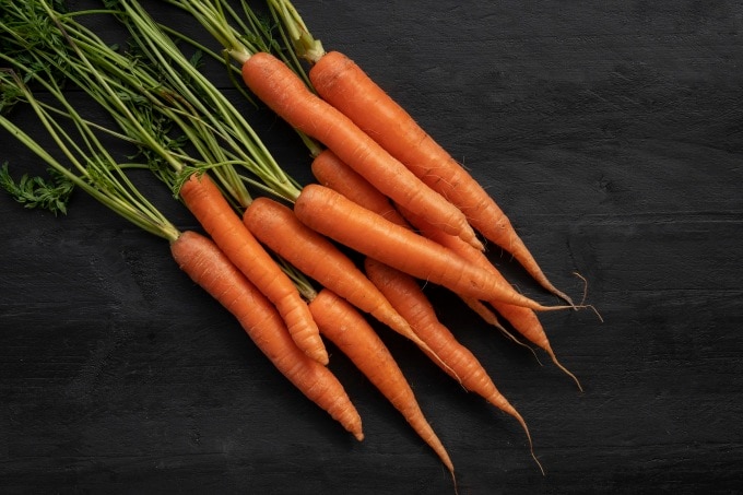 Cà rốt chứa nhiều chất xơ hòa tan có lợi cho đường ruột. Ảnh: Freepik