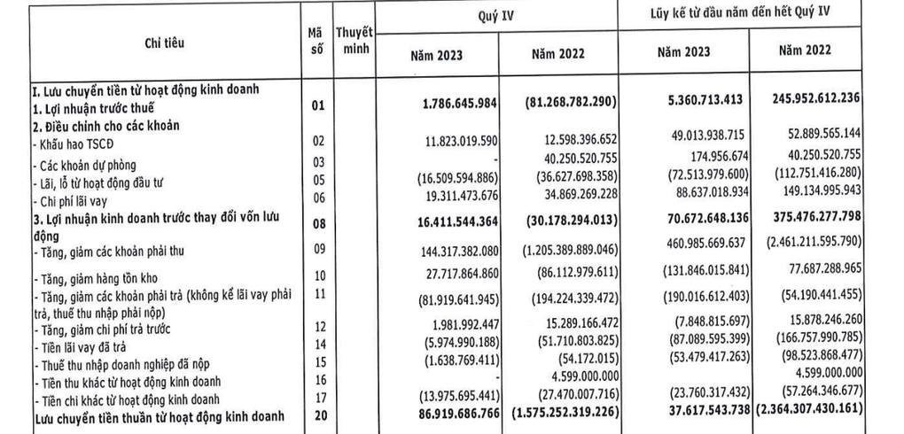 Công ty địa ốc của shark Hưng có lợi nhuận năm 2023 giảm gần 99% - 1 Công ty địa ốc của shark Hưng có lợi nhuận năm 2023 giảm gần 99% - 1