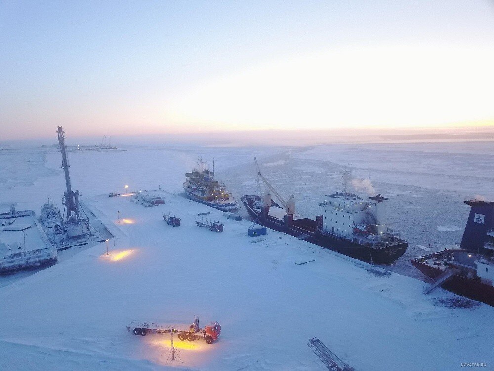 Dự án khí đốt hóa lỏng LNG-2 ở Bắc Cực của Nga. (Nguồn: Novatek)