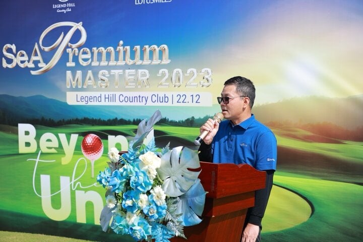 Phó Tổng giám đốc Nguyễn Ngọc Quỳnh phát biểu tại sự kiện.