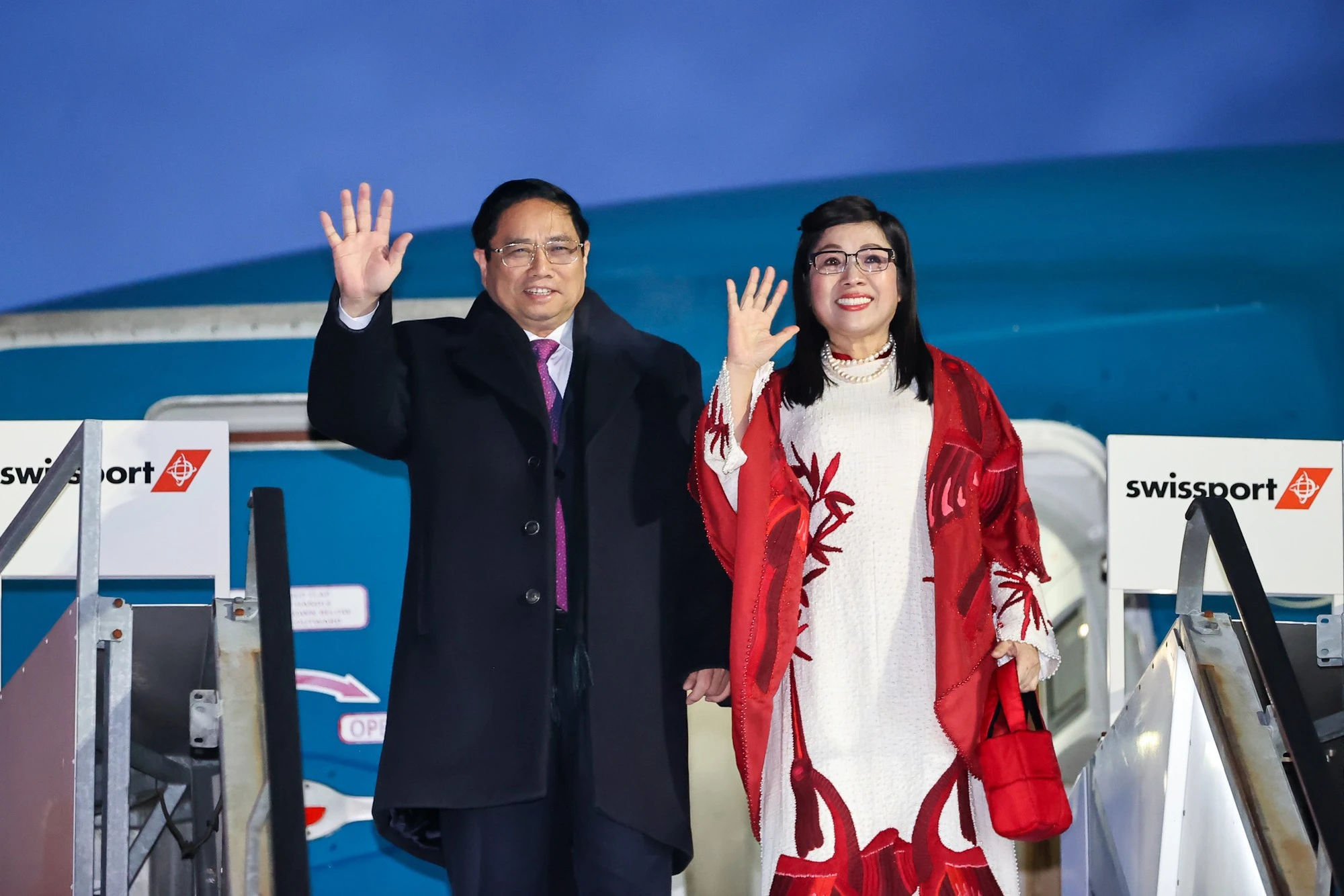 Thủ tướng Phạm Minh Chính tới Davos, bắt đầu lịch trình dày đặc tại WEF 54- Ảnh 1. Thủ tướng Phạm Minh Chính tới Davos, bắt đầu lịch trình dày đặc tại WEF 54- Ảnh 1.