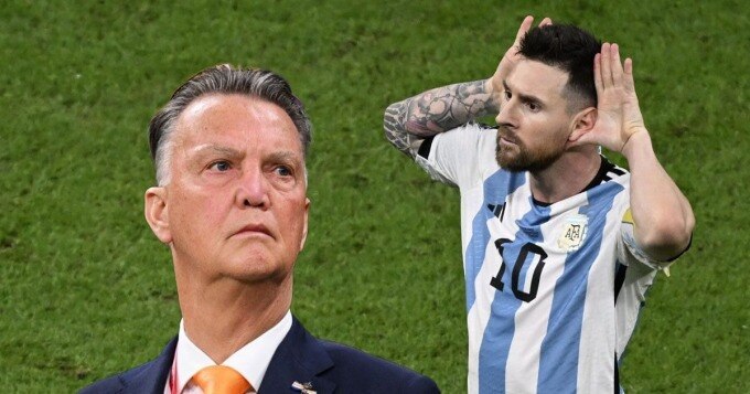 Hình ảnh Messi mừng bàn thắng theo kiểu khiêu khích Van Gaal trong trận Argentina - Hà Lan ở tứ kết  trên sân Lusai, Qatar ngày 9/12/2022 là một trong những khoảnh khắc được chú ý ở World Cup 2022. Ảnh: Sportskeeda