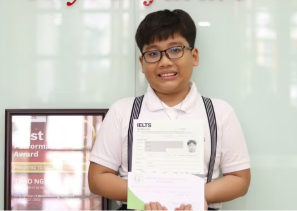 Cậu bé lớp 5 thi lần đầu đạt IELTS 7.5, không học thêm ở trung tâm - 3 Cậu bé lớp 5 thi lần đầu đạt IELTS 7.5, không học thêm ở trung tâm - 3