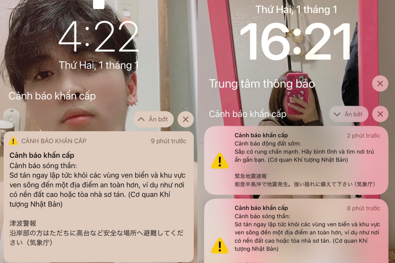 Động đất Nhật Bản: Người Việt vội tìm nơi trú ẩn, trực thăng bay xung quanh - 8 Động đất Nhật Bản: Người Việt vội tìm nơi trú ẩn, trực thăng bay xung quanh - 8