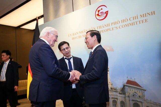Tổng thống CHLB Đức dẫn đầu đoàn doanh nghiệp đến TP.HCM- Ảnh 2.