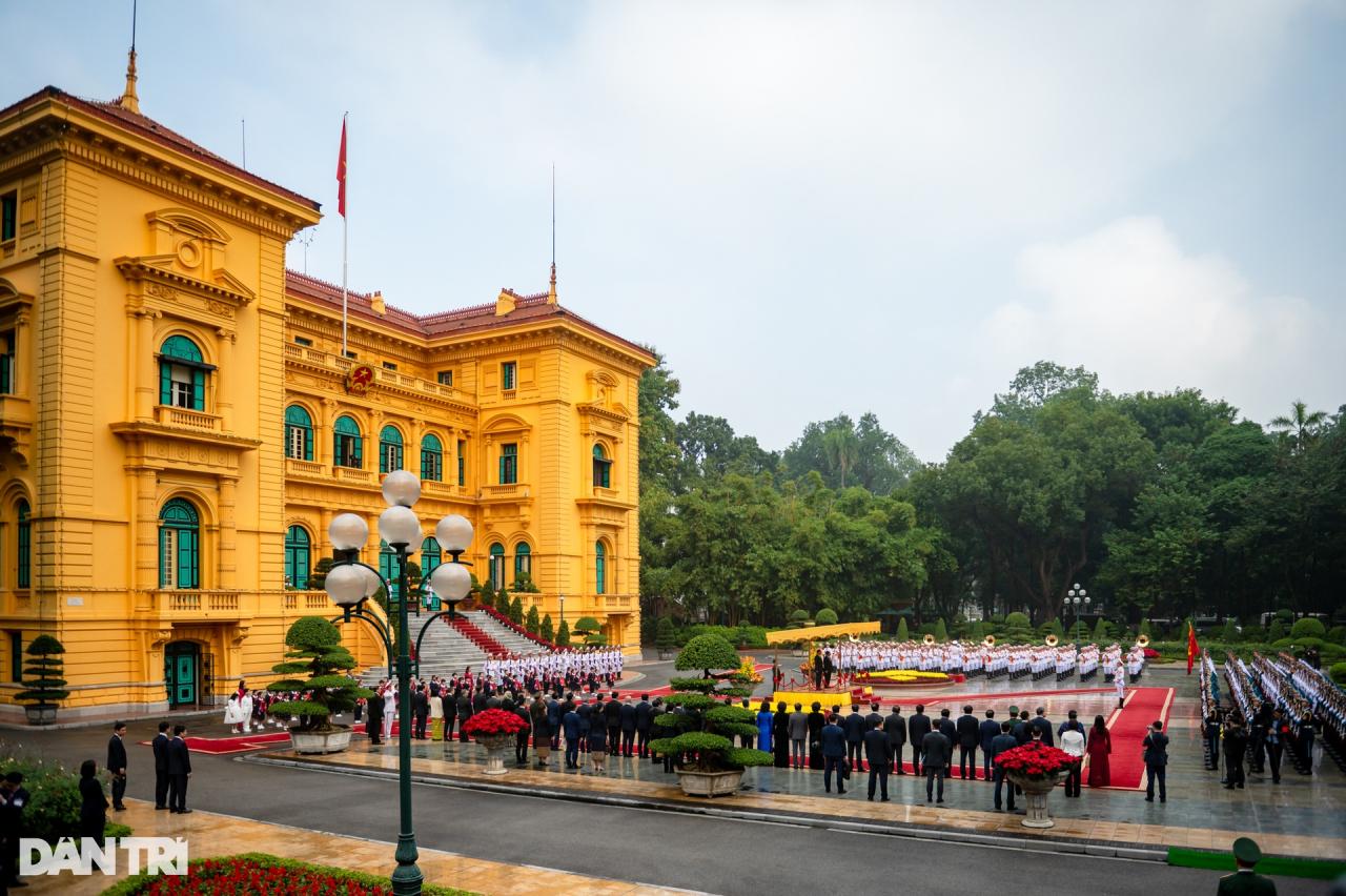 Thủ tướng Phạm Minh Chính chủ trì lễ đón Thủ tướng Lào thăm Việt Nam - 1 Thủ tướng Phạm Minh Chính chủ trì lễ đón Thủ tướng Lào thăm Việt Nam - 1